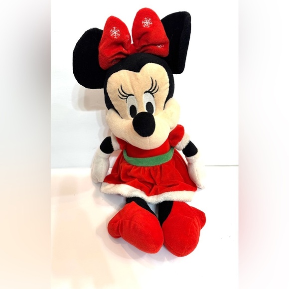 Christmas Disney Minnie Mouse Stuffed Animal Plush Doll Large 20” - Picture 1 of 4